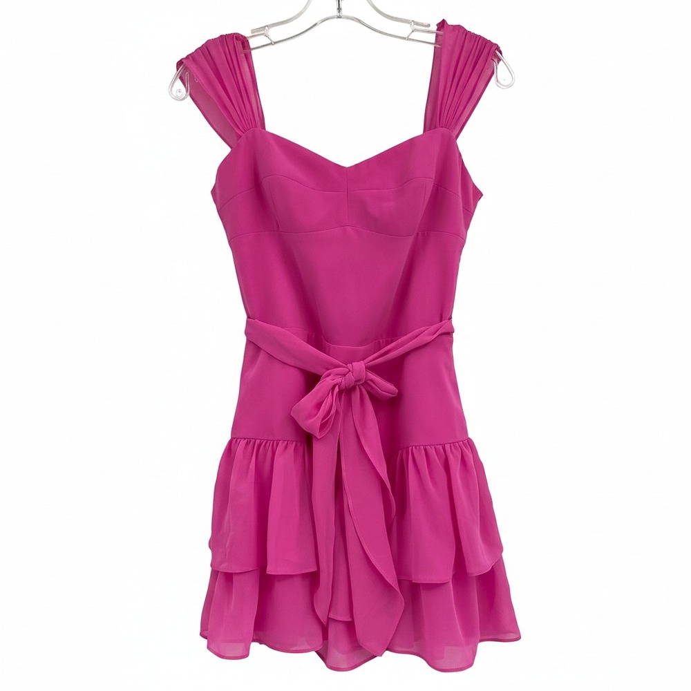 Amanda Uprichard Pink Kendra Romper | Women’s Regular S